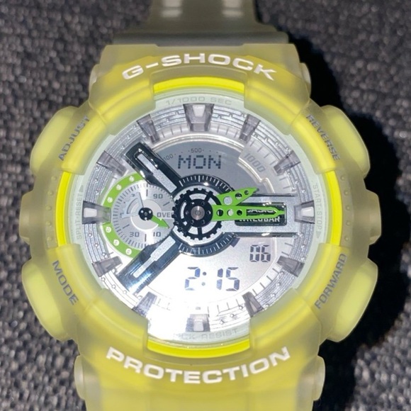 G-Shock Neon Yellow and Green Watch - Picture 1 of 1